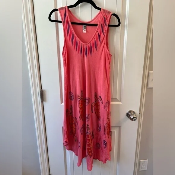 India Boutique Pink Maxi Dress One Size - Picture 2 of 8